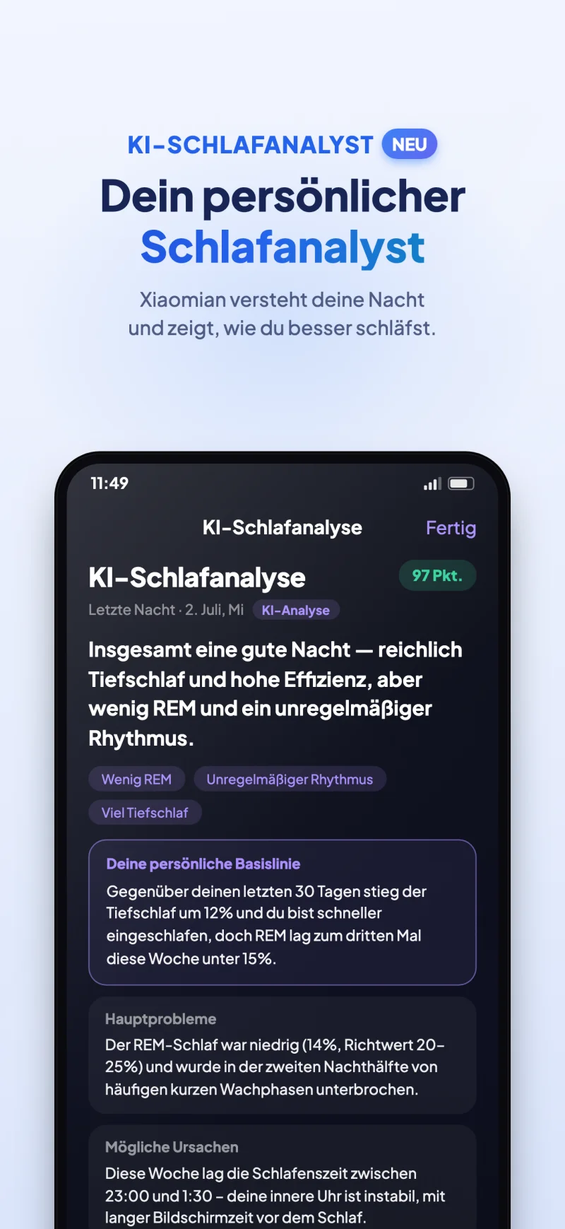 Sleep Island app AI sleep coach and insights preview