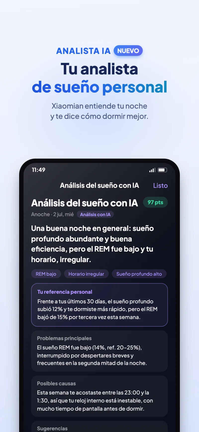 Sleep Island app AI sleep coach and insights preview