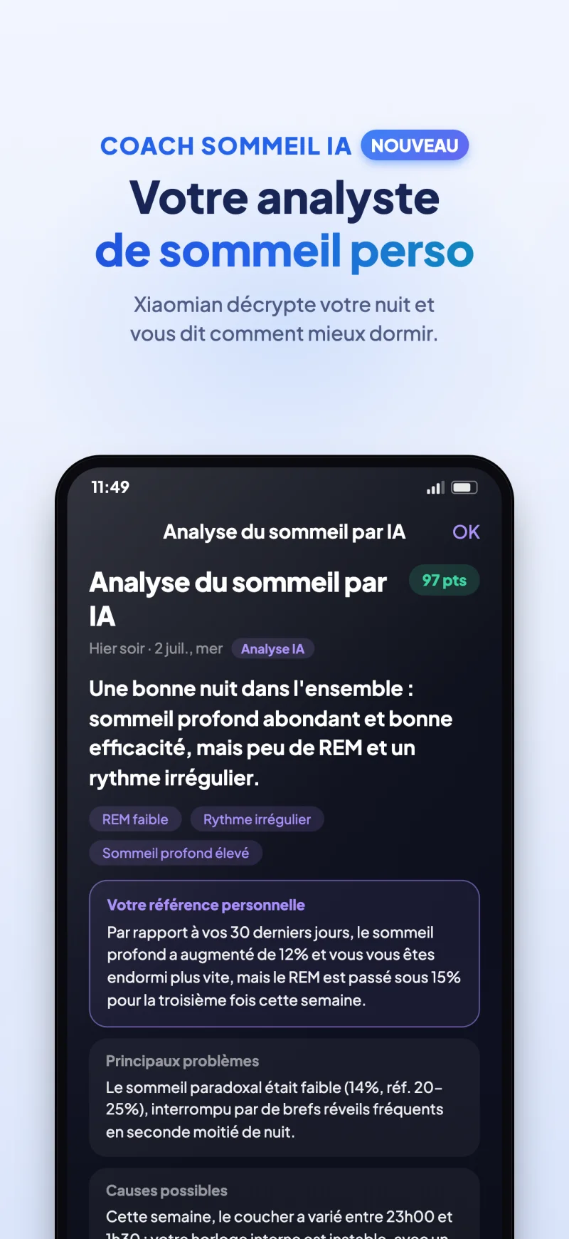 Sleep Island app AI sleep coach and insights preview