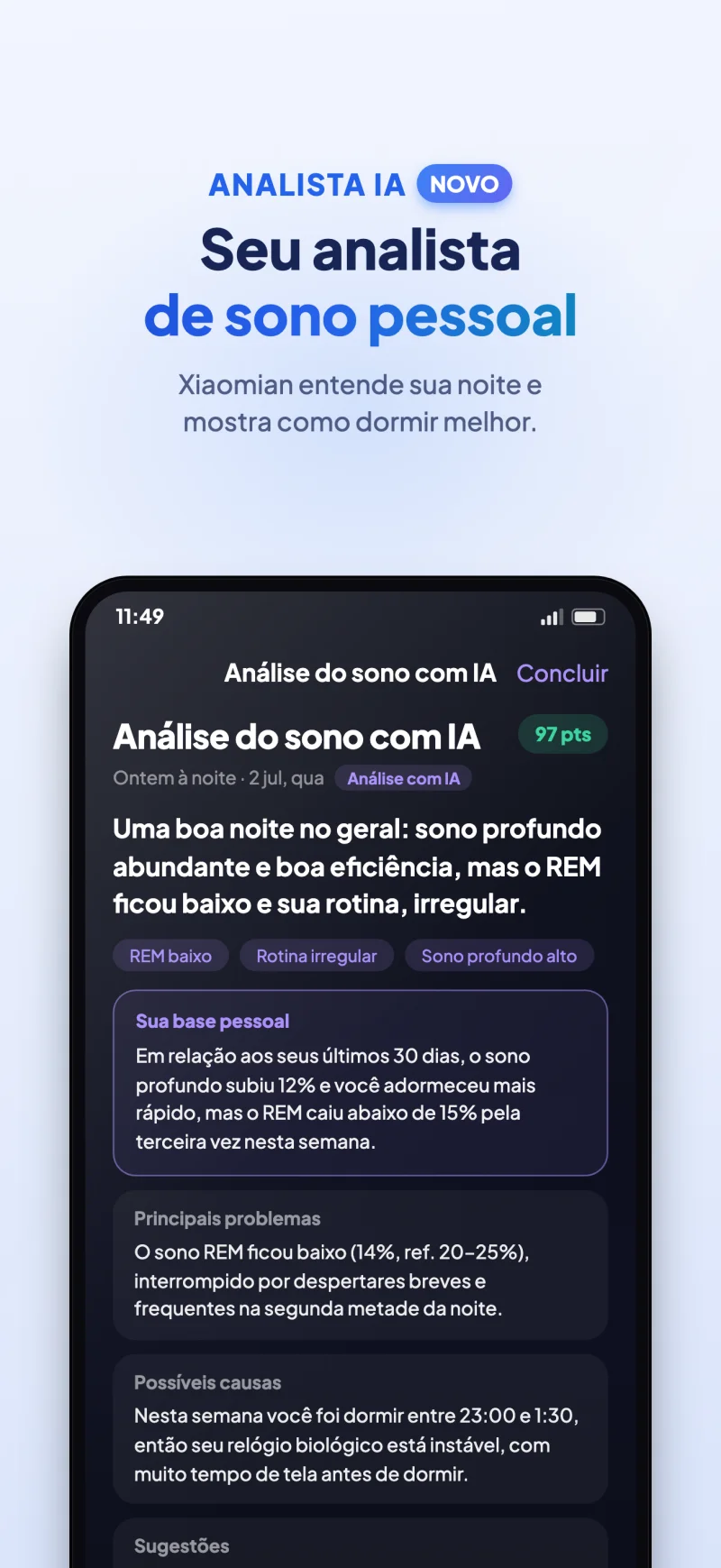 Sleep Island app AI sleep coach and insights preview